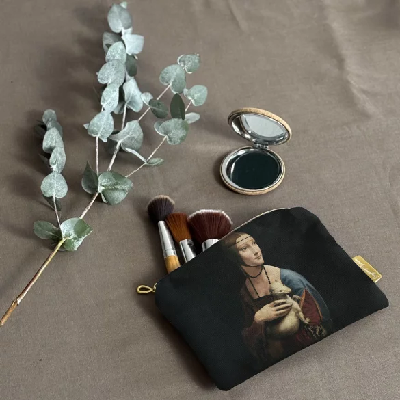 Kosmetyczka mini Dama z gronostajem Leonardo da Vinci