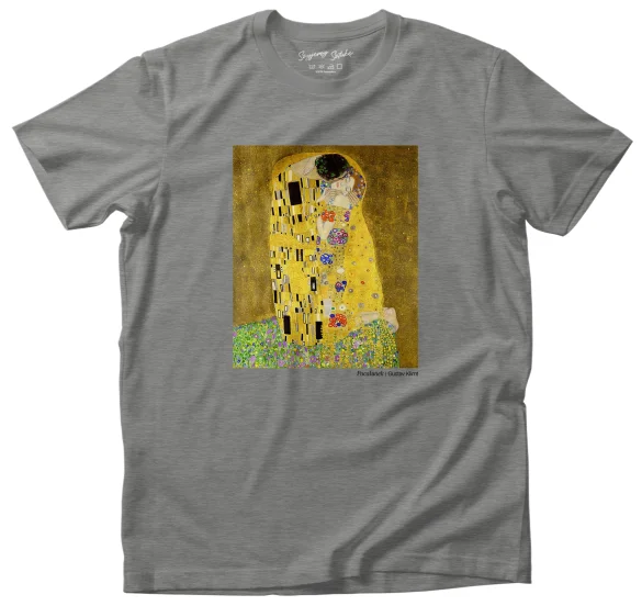 Koszulka z nadrukiem Pocałunek Gustav Klimt