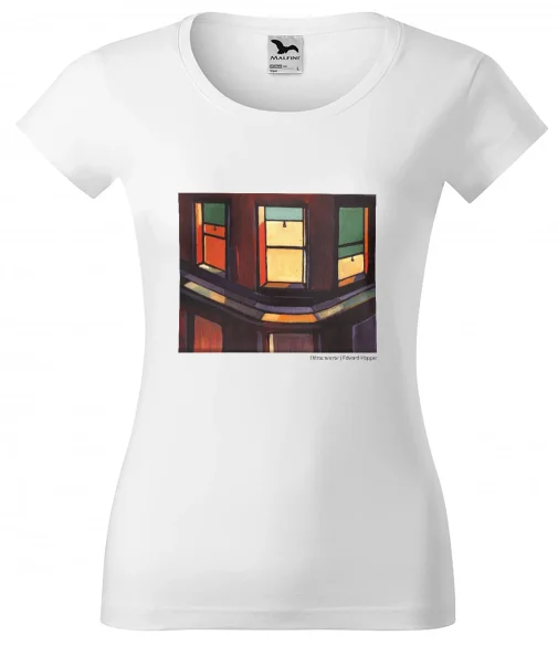Bluzka damska Okna nocne Edward Hopper