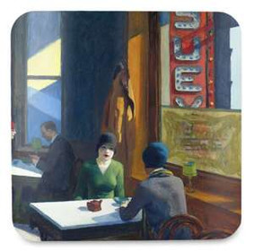 Podkładka pod kubek Mieszanka potraw Edward Hopper
