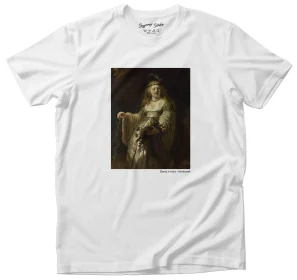 Koszulka z nadrukiem Dama w nocy Rembrandt
