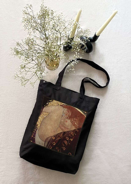 Torba z naszywką Danae Gustav Klimt