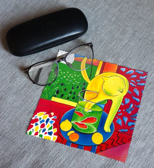 Ściereczka do okularów Kot ze złotą rybką Henri Matisse