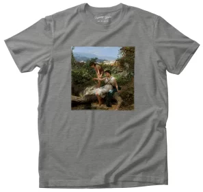 Koszulka z naszywką Rzymska sielanka (Łowienie ryb) Henryk Siemiradzki