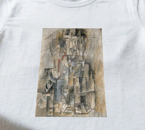 Koszulka z nadrukiem Mężczyzna ze skrzypcami Pablo Picasso