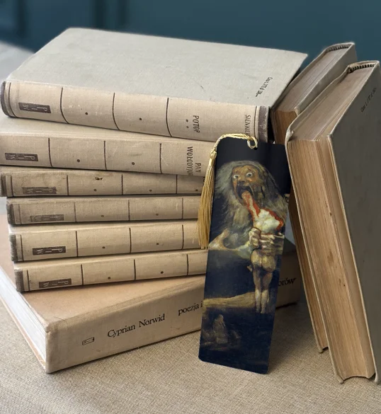 Zakładka do książki Saturn pożerający własne dzieci Francisco Goya