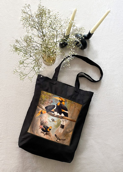 Torba z naszywką Concave casque Hornbill Joseph Wolf