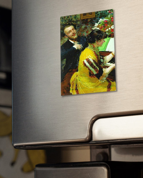 Magnes Ujrzałem raz – scena przy fortepianie Leon Wyczółkowski