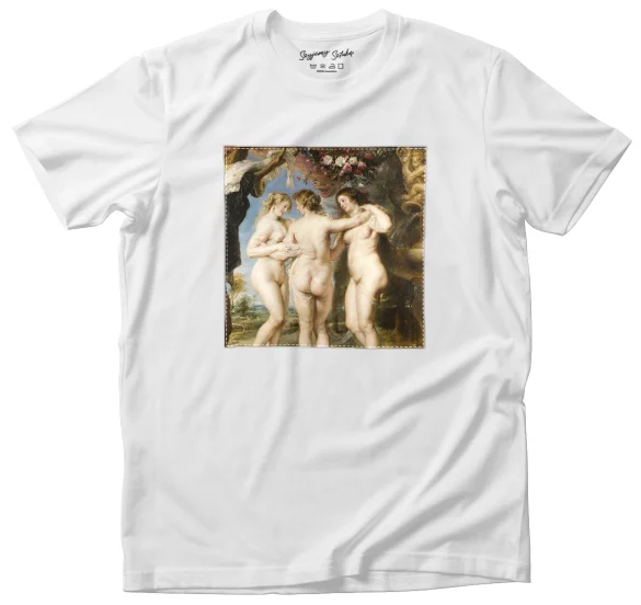 Koszulka z naszywką Trzy Gracje Peter Paul Rubens
