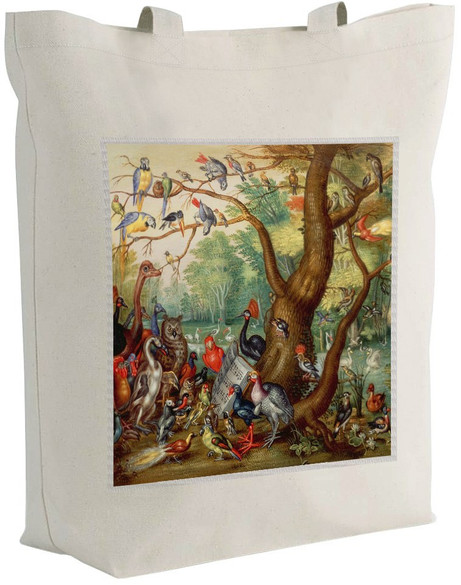 Torba z naszywką Koncert Ptaków Jan van Kessel (starszy) 