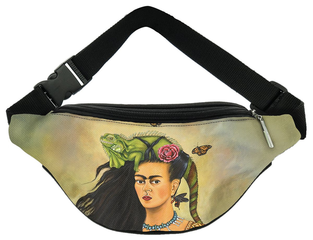 Nerka Frida z legwanem – portret inspirowany Fridą Kahlo
