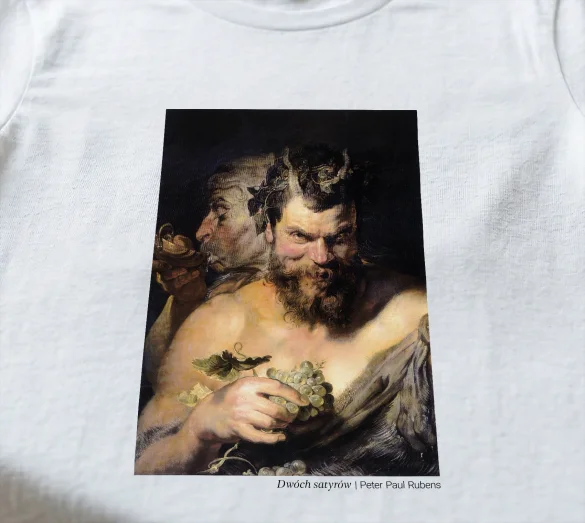 Koszulka z nadrukiem Dwóch satyrów Peter Paul Rubens