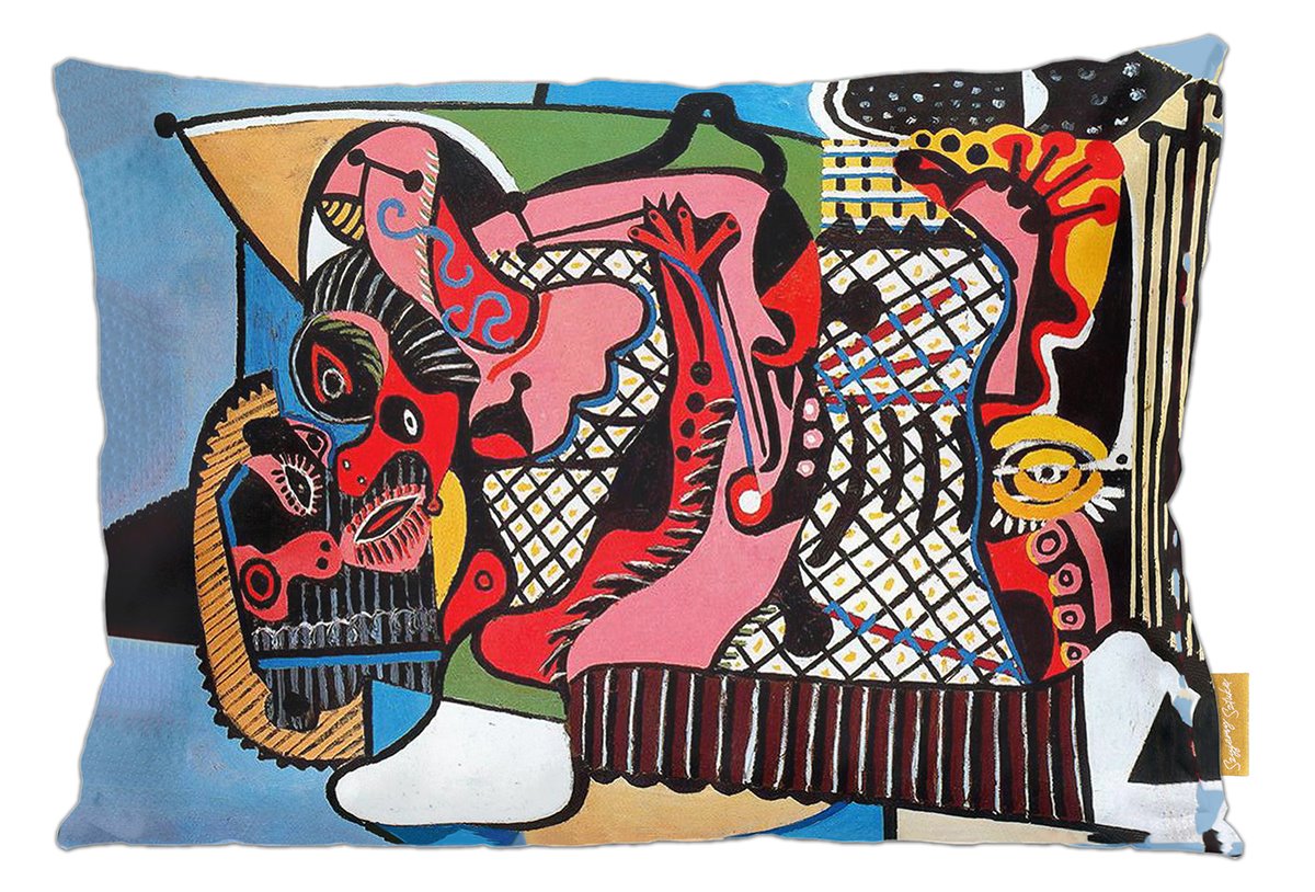 Poduszka dekoracyjna na prezent z obrazem Pocałunek Pablo Picasso Szyjemy Sztukę