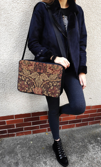 Torba na ramię Tkanina z wiciokrzewem William Morris