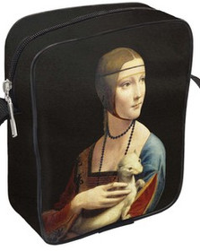 Torba Listonoszka Dama z gronostajem Leonardo da Vinci