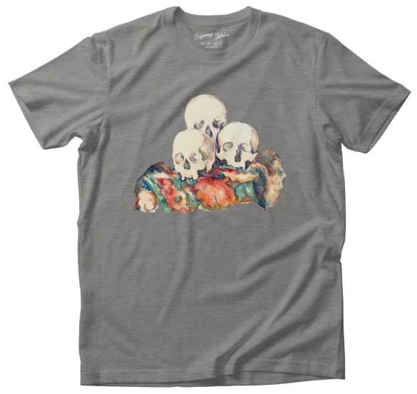 Koszulka Trzy czaszki Paul Cezanne