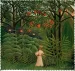 Ściereczka do okularów Woman Walking in an Exotic Forest Henri Rousseau