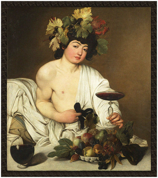 Naszywka Bachus Caravaggio
