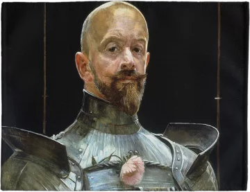 Podkładka na stół Autoportret w zbroi Jacek Malczewski