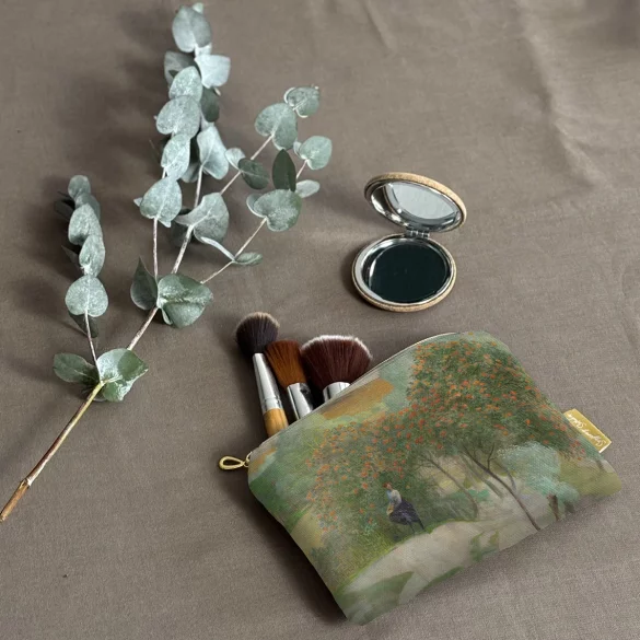 Kosmetyczka mini Pejzaż z jarzębiną, część prawa tryptyku _Idź nad strumienie_ Jacek Malczewski