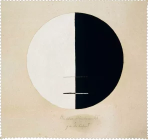 Ściereczka do okularów Stanowisko Buddy w ziemskim życiu Hilma af Klint