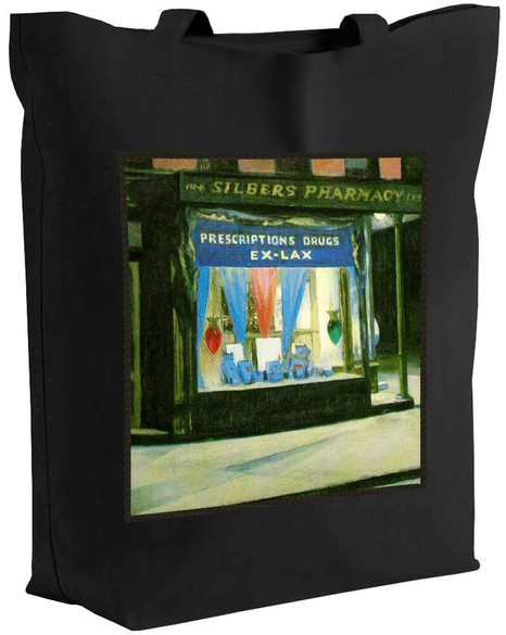 Torba z naszywką Apteka Edward Hopper