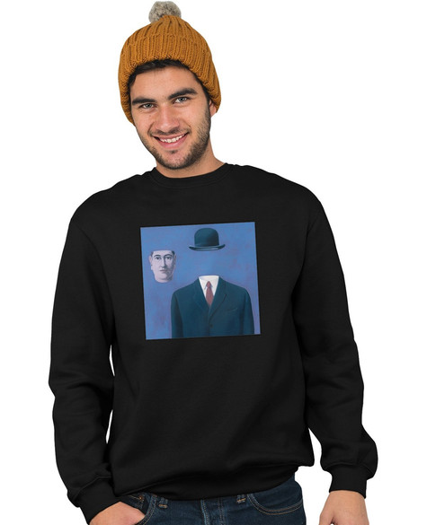 Bluza z naszywką Pielgrzym René Magritte