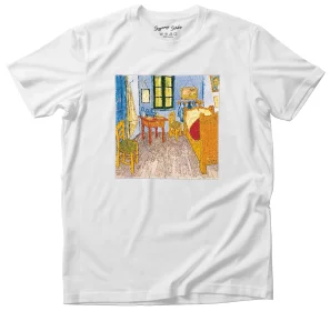 Koszulka z naszywką Pokój van Gogha w Arles (III) Vincent Van Gogh