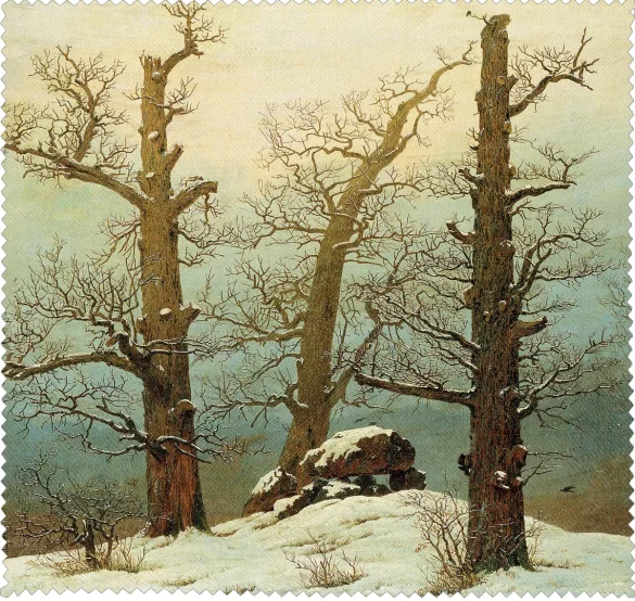 Ściereczka do okularów Dolmen w śniegu Caspar David Friedrich