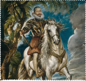 Ściereczka do okularów Portret konny księcia Lermy Peter Paul Rubens