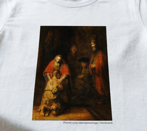 Koszulka z nadrukiem Powrót syna marnotrawnego Rembrandt