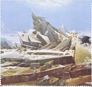 Ściereczka do okularów Morze lodu Caspar David Friedrich