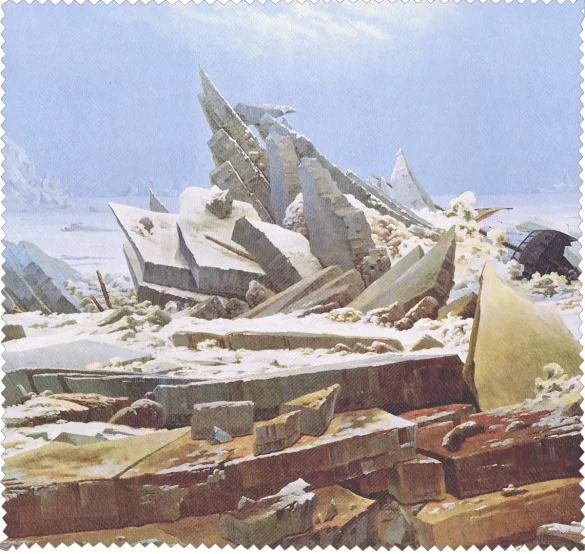 Ściereczka do okularów Morze lodu Caspar David Friedrich