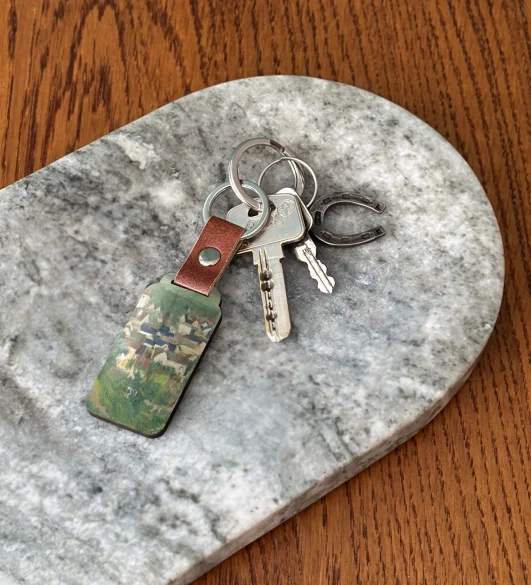 Brelok Auvers, widok panoramiczny Paul Cezanne