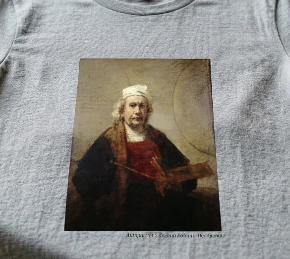 Bluzka damska Autoportret z dwoma kołami Rembrandt