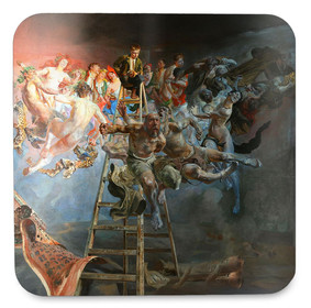 Podkładka pod kubek Błędne koło Jacek Malczewski