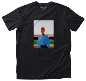 Koszulka z nadrukiem Popiersie kobiety Kazimir Severinovich Malevich