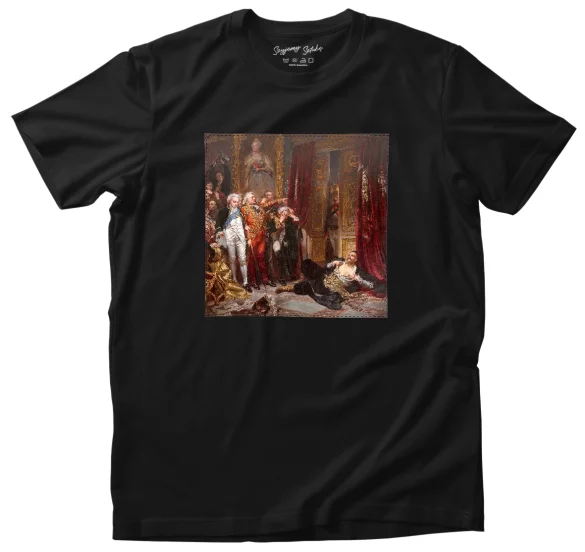 Koszulka z naszywką Rejtan - Upadek Polski Jan Matejko