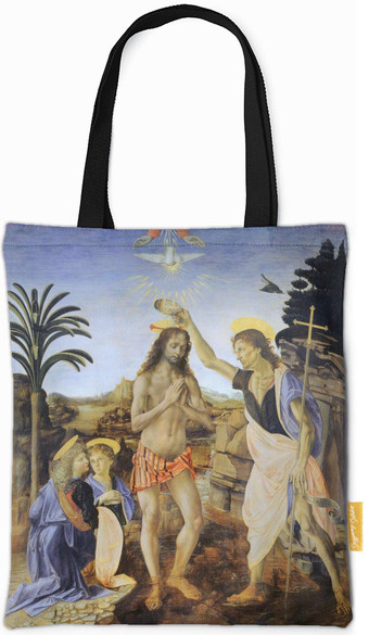 Torba na ramię Chrzest Chrystusa Leonardo da Vinci