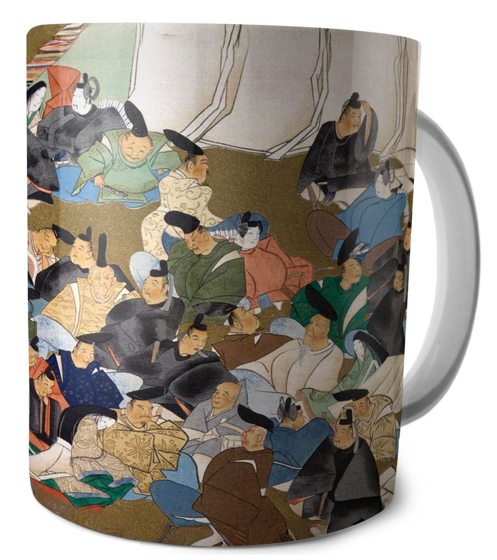 Kubek 36 poetów Ogata Korin