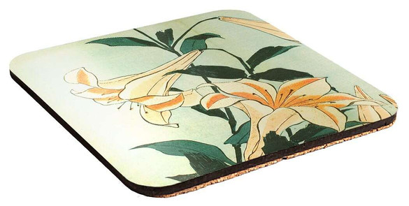 Podkładka pod kubek Lilie Katsushika Hokusai