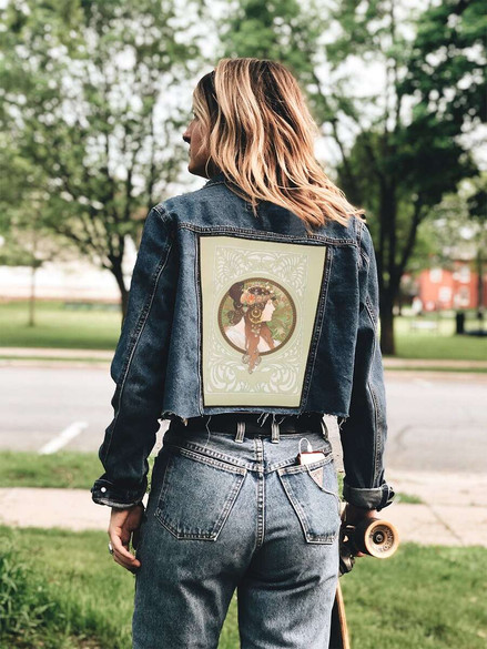 Ekran Bizantyjskie głowy: brunetka Alfons Mucha