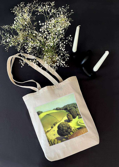 Torba z naszywką Young Corn Grant Wood