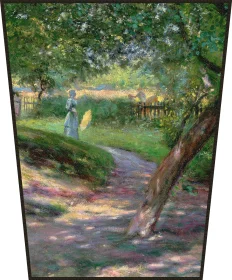 Ekran W ogrodzie Władysław Podkowiński