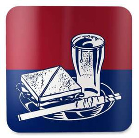 Podkładka pod kubek Sandwich and soda Roy Lichtenstein