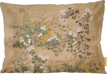 Poduszka Ważne rośliny kwitnące jesienią Ogata Korin