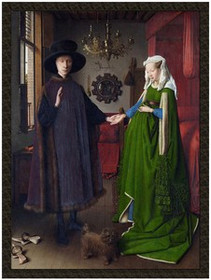 Naszywka Portret małżonków Arnolfinich Jan Van Eyck