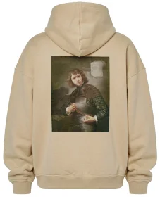 Bluza oversize Młody mężczyzna w złotej zbroi Rembrandt