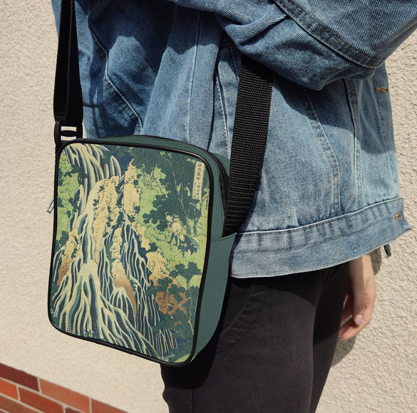 Torba Listonoszka Wodospad Kirifuri na górze Kurokami w prowincji Shimotsuke Katsushika Hokusai