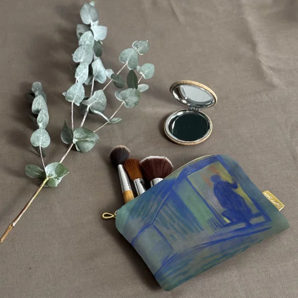 Kosmetyczka mini Alte Frau beim Betreten von Schloss Pretzfeld (Stara kobieta wchodząca do zamku Pretzfeld) Curt Herrmann